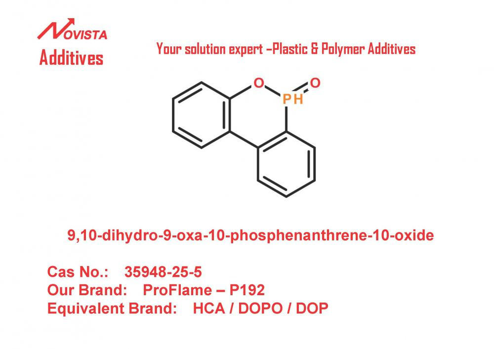 DOPO 9,10-dihydro-9-oxa-10-phosphenanthrene-10-oxide DOPO/DOP/DPP/HCA 35948-25-5