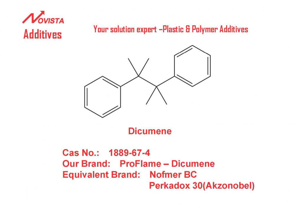 Dicumene Perkadox 30(Akzonobel)   Nofmer BC  1889-67-4  2,3-Dimethy-2,3-Diphenylbutane